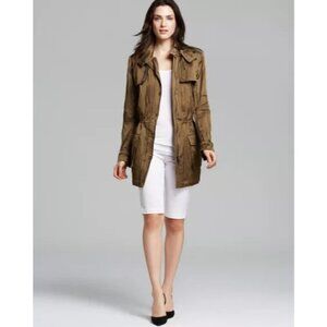 Vince Olive Green Luxe Anorak Festival Jacket sz L